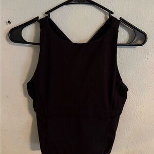 Black Sleeveless Women's Top